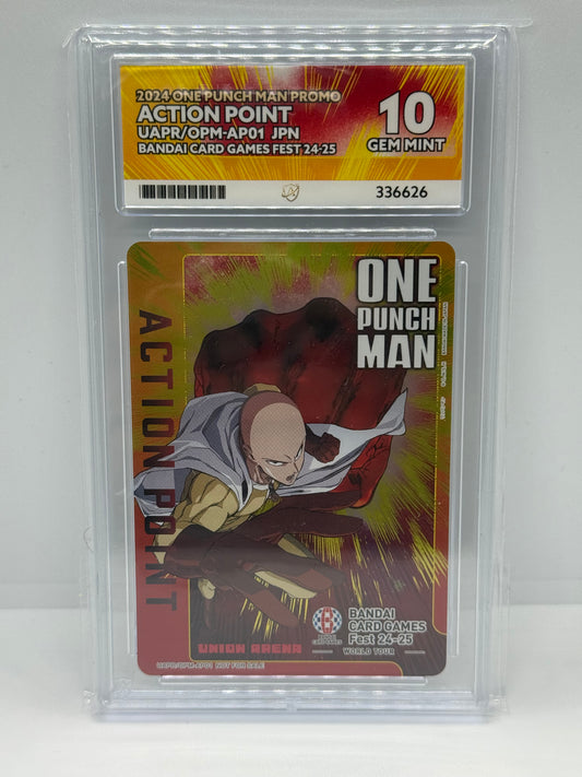 ACTION POINT CARD (ONE PUNCH MAN) (BANDAI CARD GAMES FEST 23-24 WORLD TOUR) ACE 10